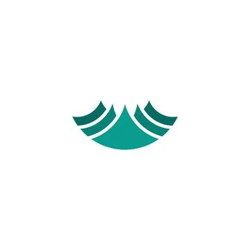 Mountains logo hill vector icon symbol element Stock-Illustration