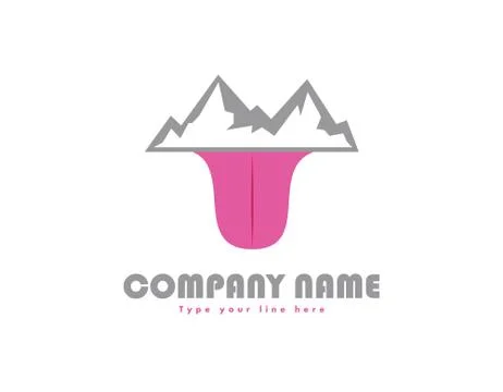 Mountains logo Stock Illustration