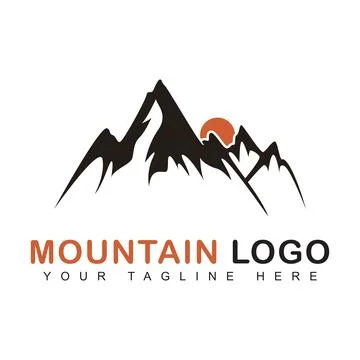 Mountains logo Stock Illustration