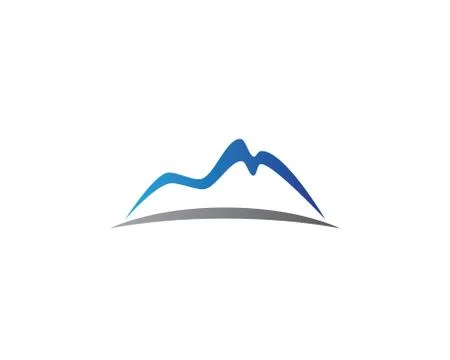 Mountains Logo Template Stock Illustration