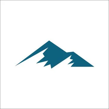 Mountains Logo vector template Illustrazione stock