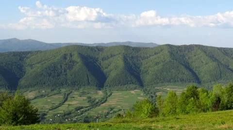 Mountains look like pyramids Stock Footage 68807211