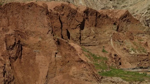 Mountains made out of clay Stock Footage 106281703
