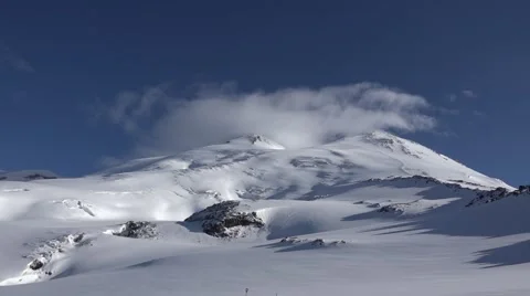 The mountains. Magic leaves no one indifferent. Elbrus. Eco travel. Stock Footage 52364206