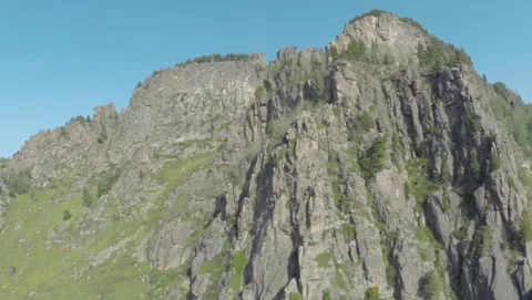 Mountains, mountain peak, aerial view Stock Footage 243563953