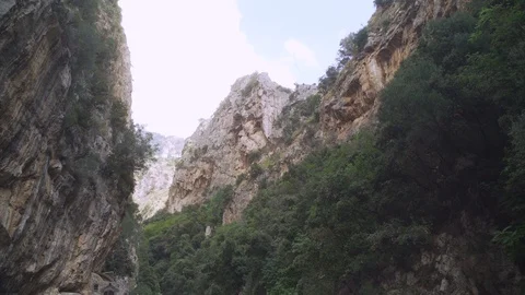 Mountains near Amalfi, Italy Stock Footage