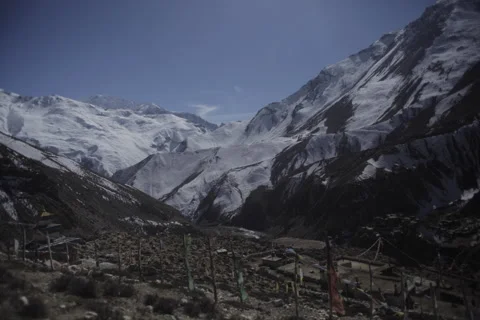 Mountains of Nepal, Clouds Time lapse Stock Footage 51524455
