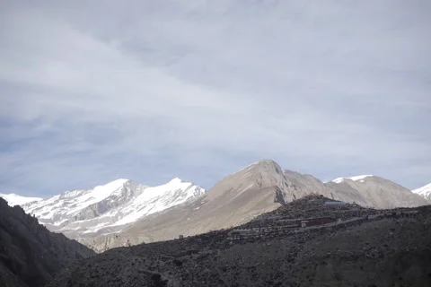 Mountains of Nepal, Clouds Time lapse Stock Footage 51525169