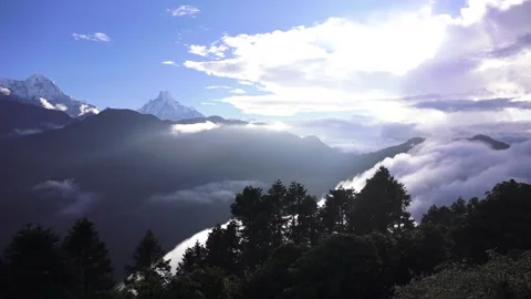 Mountains of Nepal Video stock 250160988