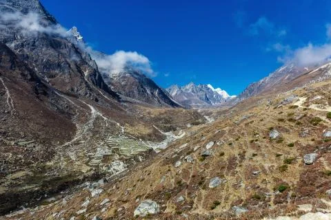 Mountains of Nepal Stock Photos