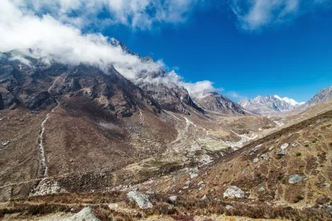 Mountains of Nepal Stock Photos