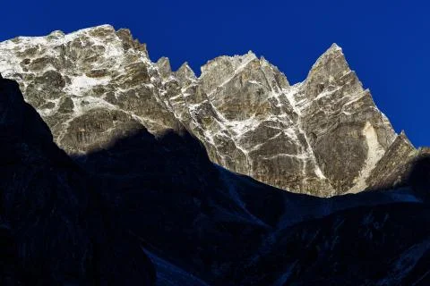 Mountains of Nepal 스톡 사진