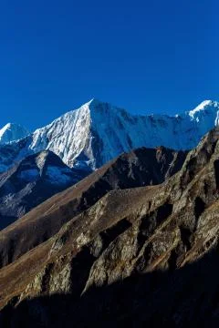 Mountains of Nepal Stock Photos