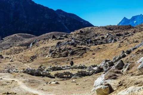 Mountains of Nepal Stock Photos