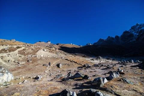 Mountains of Nepal 스톡 사진