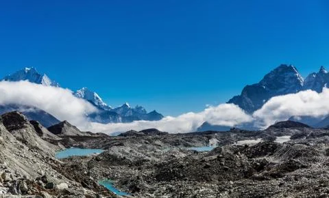 Mountains of Nepal Foto stock