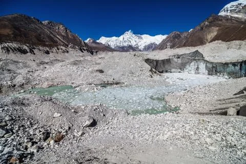 Mountains of Nepal Stock Photos