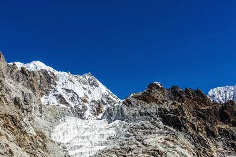 Mountains of Nepal Stock Photos