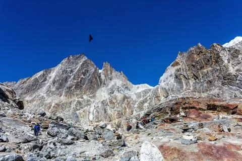 Mountains of Nepal Stock Photos