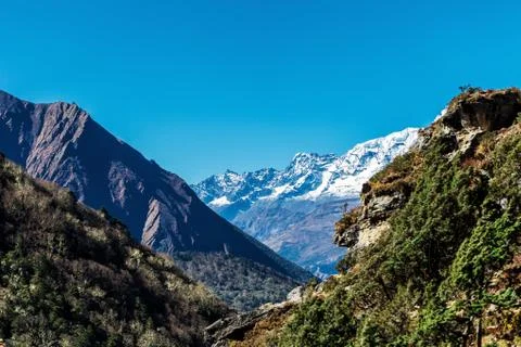 Mountains of Nepal Stock Photos