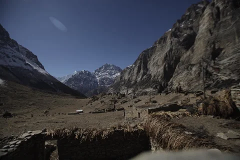 Mountains of Nepal, Time Lapse Video stock 51494288