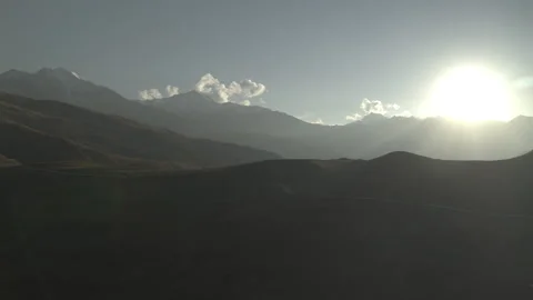 Mountains in North Ossetia Stock Footage 240755779