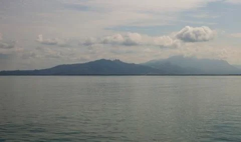Mountains by Ocean Stock Photos