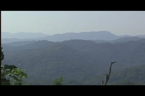 Mountains pan 02 Stock Footage 606384