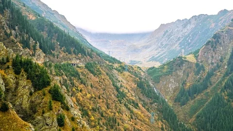 Mountains panning, 4K video time lapse. Stock Footage 99429363