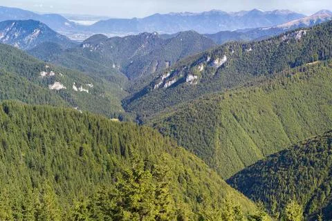 Mountains panorama Stock Photos