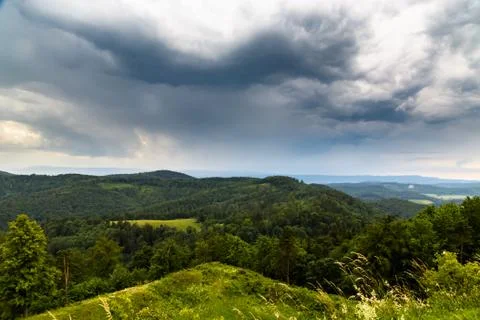 Mountains panorama Stock Photos