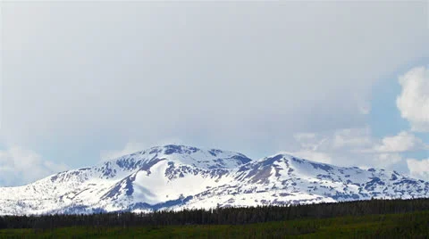 Mountains panorama, time lapse  Stock Footage 26253039