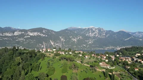 Mountains panoramic shot Stock Footage 258977964