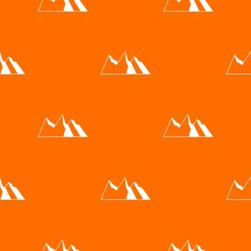 Mountains pattern seamless イラスト素材