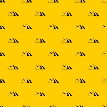 Mountains pattern vector Stock Illustration