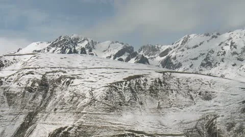Mountains Pyrenees Timelapse 02 Stock Footage 11195672