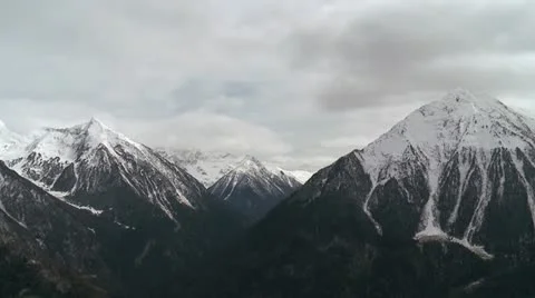 Mountains Pyrenees Timelapse 04 Stock Footage 11203662