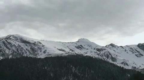 Mountains Pyrenees Timelapse 07 Stock Footage 11204766