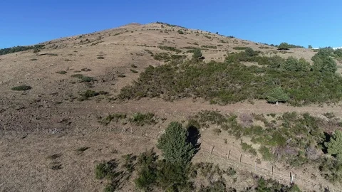 Mountains of the Pyrenees without snow Stock Footage 100678148