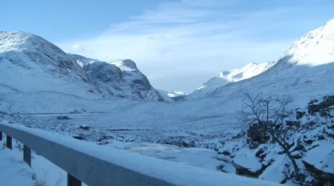 Mountains &amp; Railing Video stock 8563302