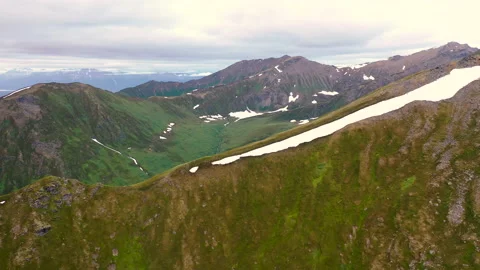 Mountains range Aerial view. North America Stock Footage 228672470