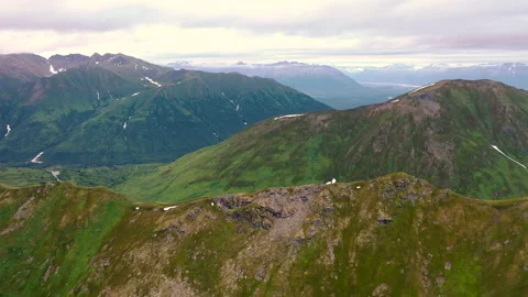 Mountains range Aerial view. North America Stock Footage 228672822