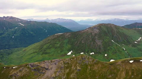 Mountains range Aerial view. North America Stock Footage 228673393