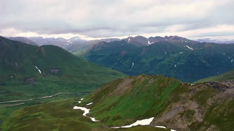 Mountains range Aerial view. North America Stock Footage 228674457