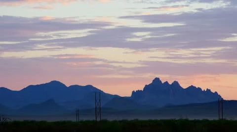 Mountains range in Arizona Video stock 11460314
