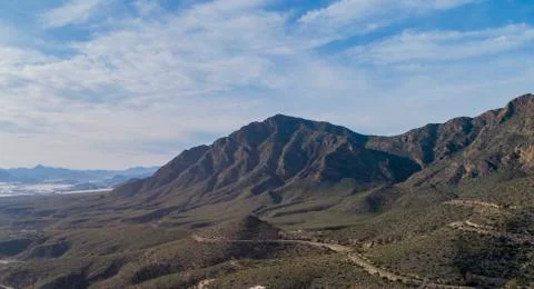Mountains in the region of Murcia Foto stock