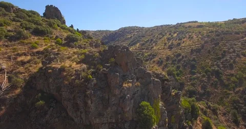 Mountains Rising Shot Stock Footage 82670016