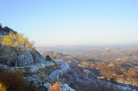 Mountains road Stock Photos
