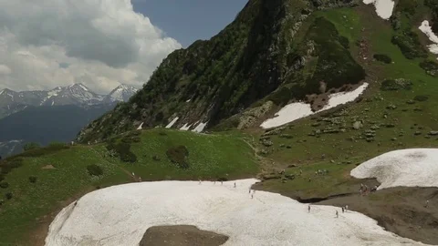 Mountains of Russia Stock Footage 74417117