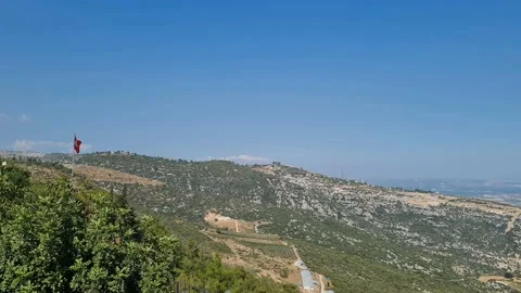 Mountains scenery from high angle Stock Footage 159489494